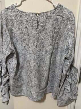 A New Day Monochrome Patterned Blouse